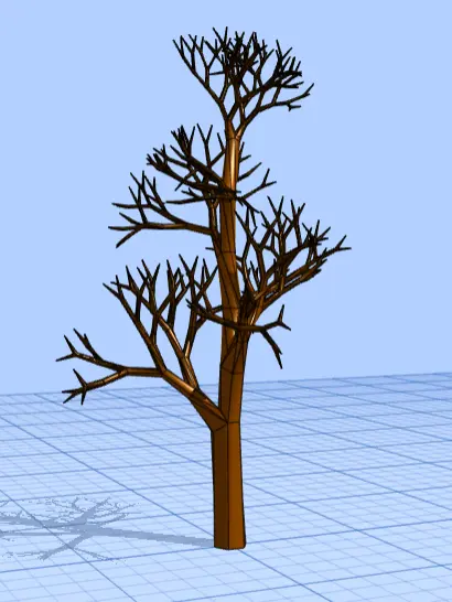  Bild på träd med grenar